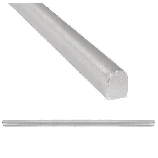 (Pack of 5)Trendy Metal Nickel 1.5cm. x 30cm. Pencil  Bullnose Border Wall Tile Trim