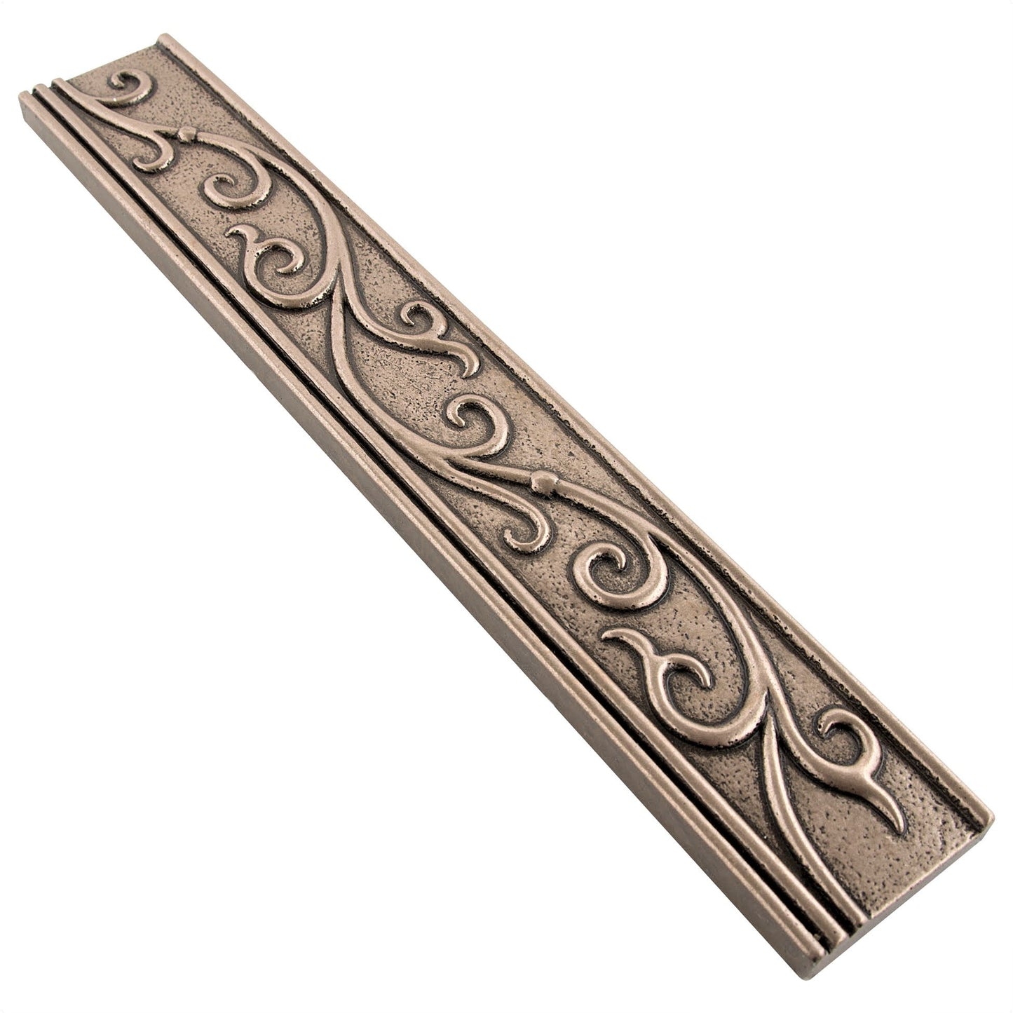 (Pack of 5) Cypress Metal Champagne Bronze 4.5cm. x 30cm. Border Wall Accent Tile Trim