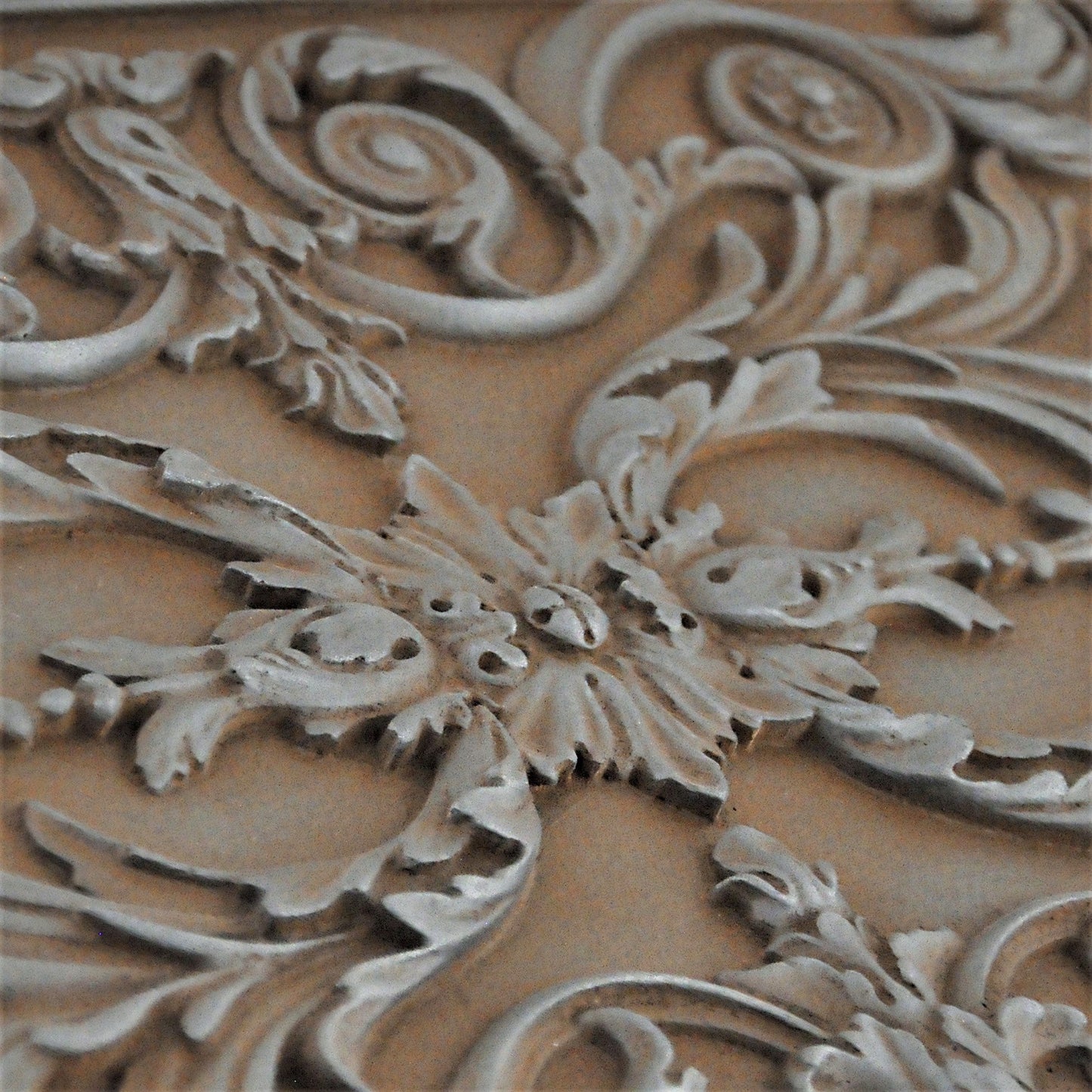Backsplash Metal Tile Mural for Kitchen and Fireplace Iron Rust Viola 30cm. x 45 cm.