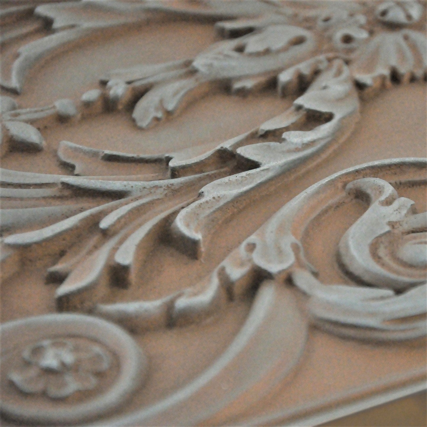 Backsplash Metal Tile Mural for Kitchen and Fireplace Iron Rust Viola 30cm. x 45 cm.