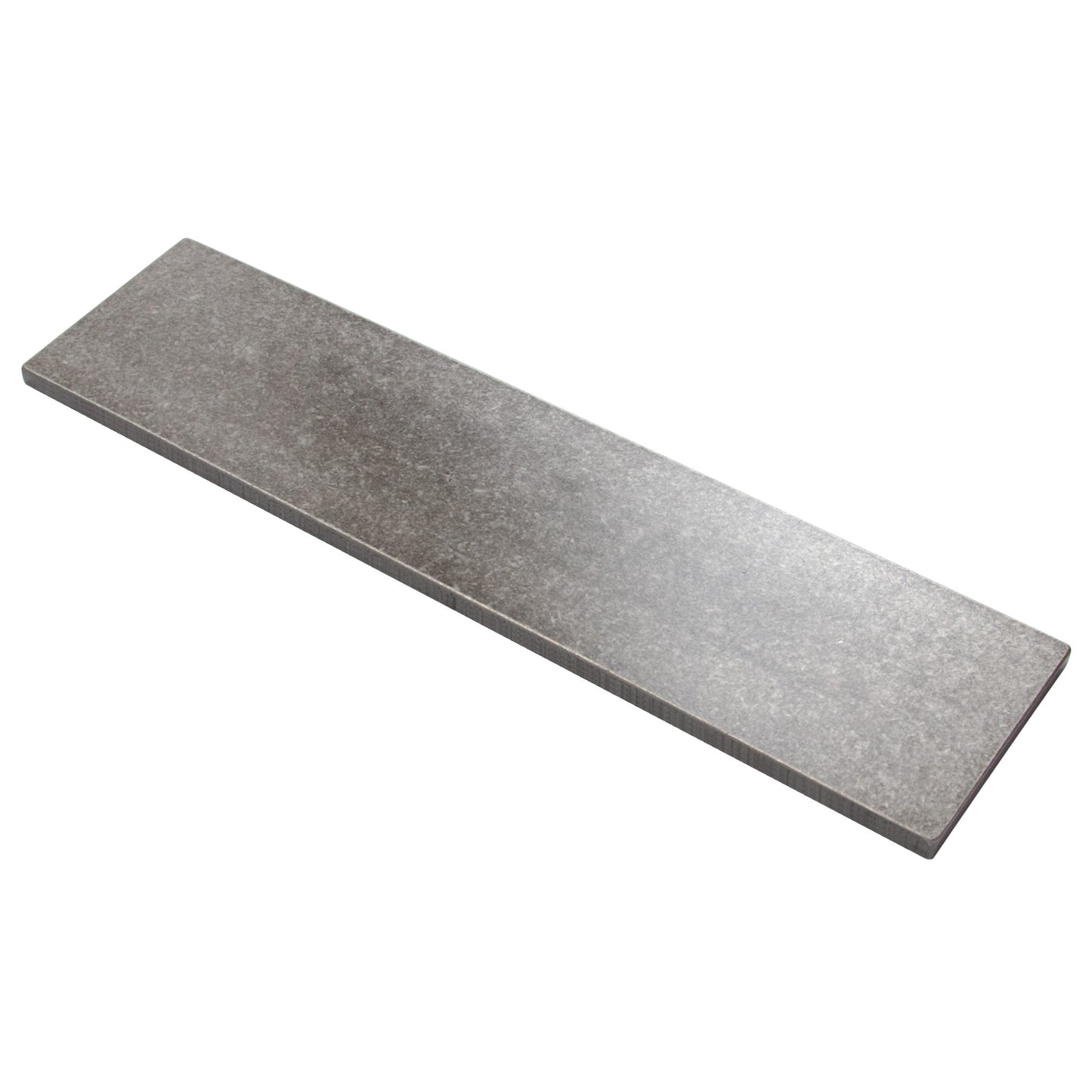 (6 Tiles in Pack)4 Encore Metal Antique Nickel 7.5cm x 30.5cm. Wall Tile